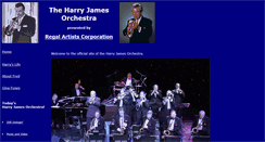Desktop Screenshot of harryjamesmusic.com